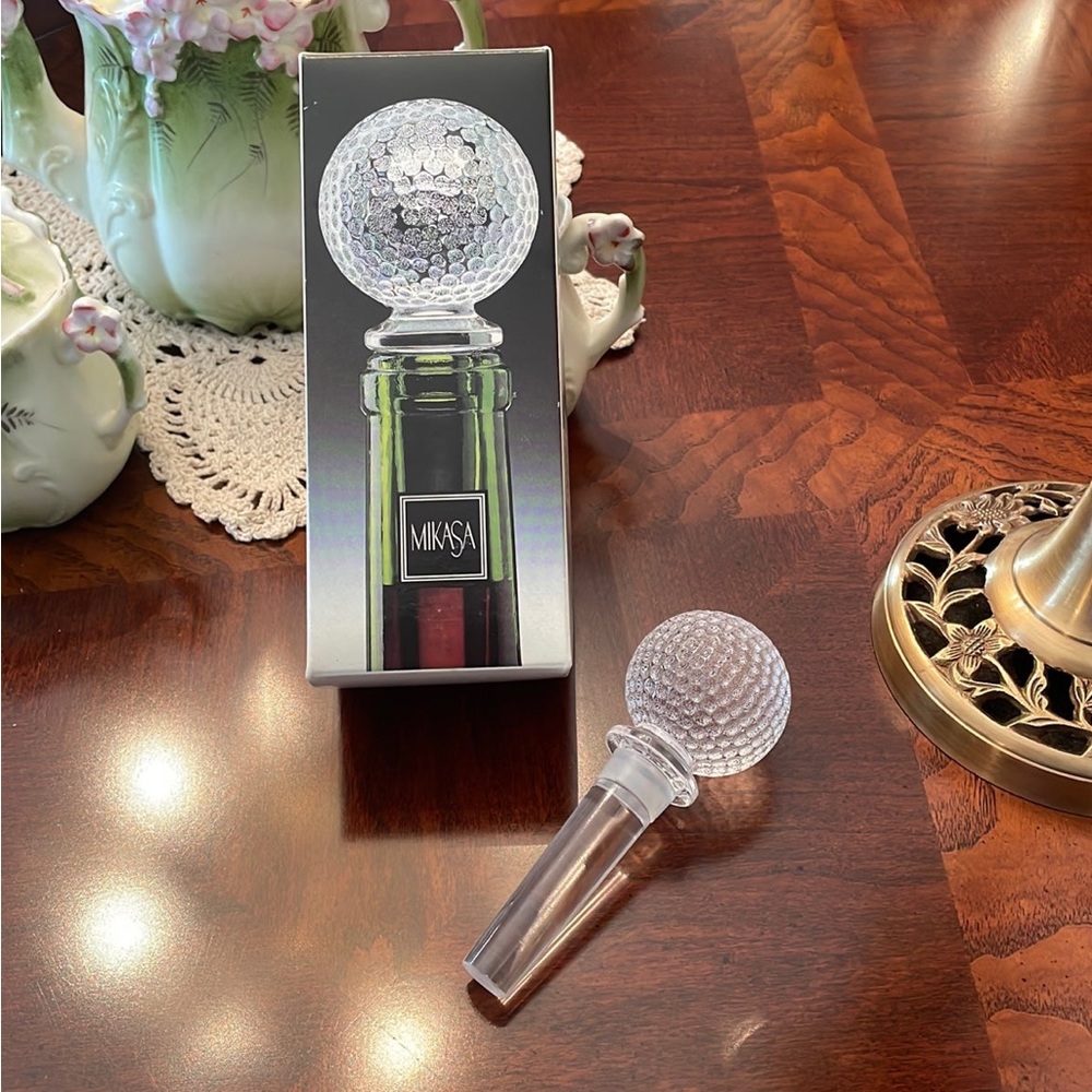 Mikasa Crystal Wine/Bottle Stopper